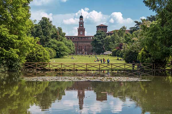 Parco Sempione Parc De La Ville De Milan
